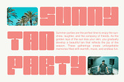 Summer Cosmos - Chunky Sans Font, a Sans Serif Font by Hakara Type (Thumbnail 3 of 8)