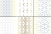 Seamless Silver Geometric Patterns, a Pattern Graphic by Melissa Held Designs (Thumbnail 7 of 8)