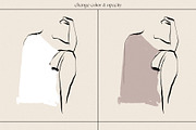 abstract modern line art & shapes, an Illustration by ana & yvy (Thumbnail 6 of 14)