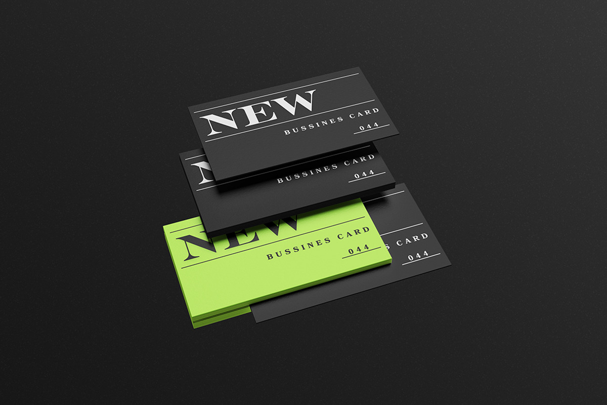 Minimal Business Card Mockup, a Merchandise Mockup by Pikachudesign (Photo 2 of 5)