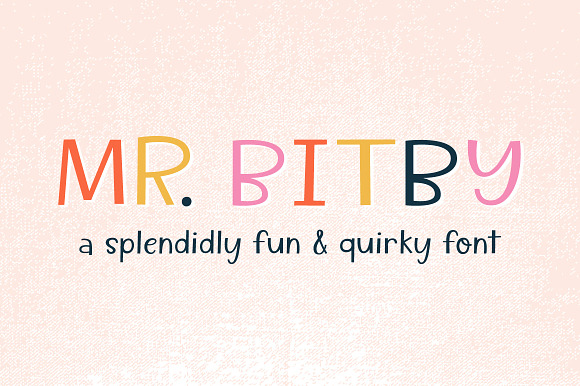 Mr. Bitby - A Quirky Font preview 7