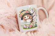 Easter day peeking angel clipart, an Illustration by RobertsArt (Thumbnail 3 of 7)