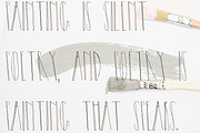 CELINA Skinny Hand Lettered Font, a Handwritten Font by Rhonna Designs (Thumbnail 4 of 5)