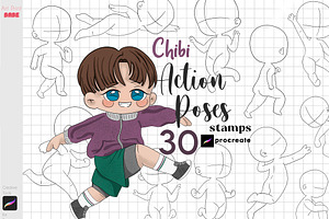 Procreate Chibi Pose Chibi Base