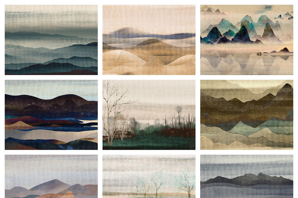 Canvas Texture Landscape, a Texture Graphic by sibel dayı (Photo 8 of 8)