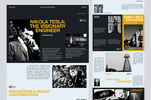 Nikola T. Biography - Landing Page