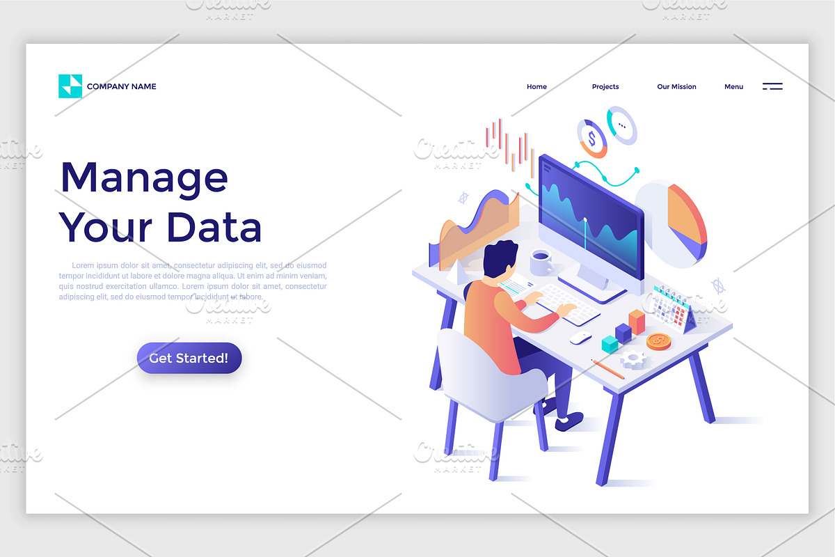 Isometric Solutions Mini. Part 5, a Templates & Theme by Andrew Kras Design (Photo 17 of 19)