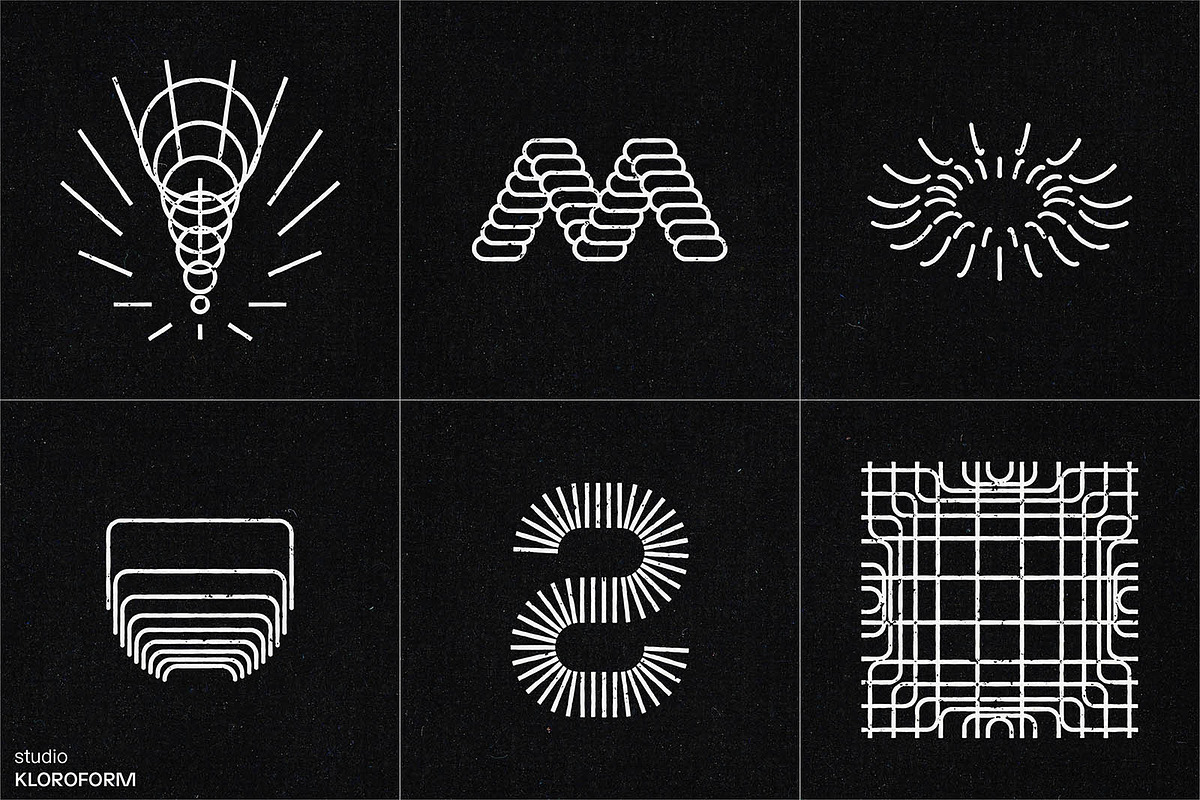 Monozen 3 - 130 abstract icons, an Object Graphic by kloroform (Photo 7 of 11)