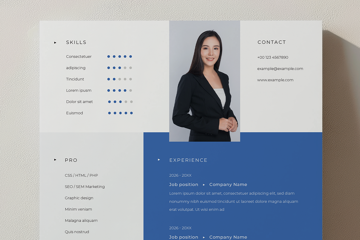 Professional Resume - Elegant Style, a Resume Template by Filip Studio (Photo 3 of 4)