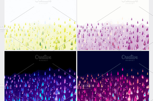 Watercolor Drops
