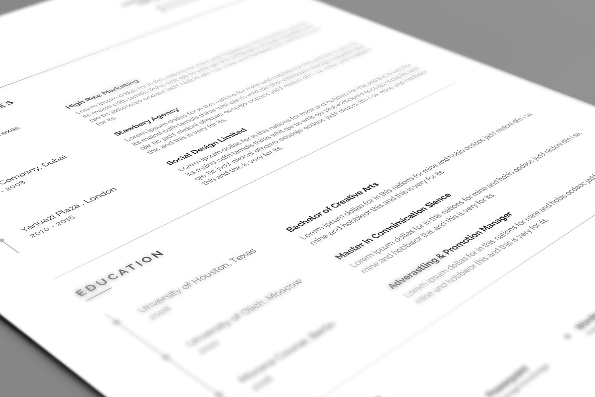 Resume/CV, a Resume Template by UX-group (Photo 5 of 7)