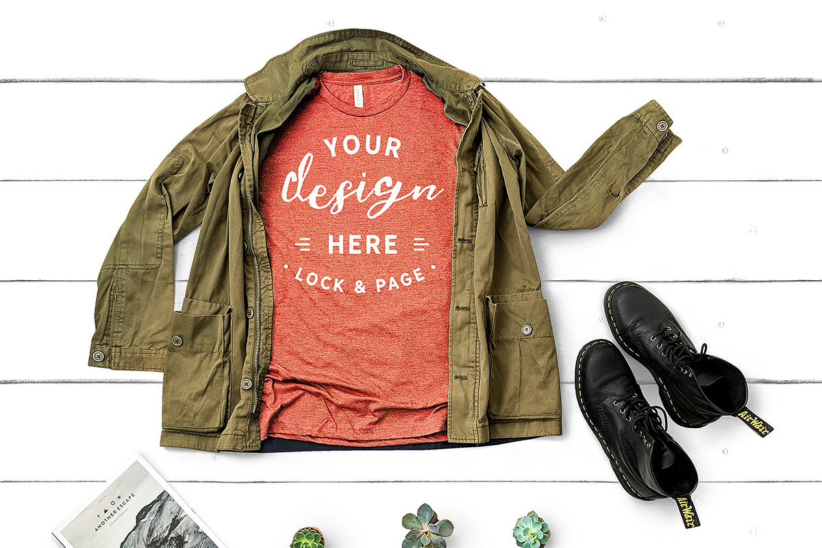 T-Shirt Mockup Bundle Bella Canvas, a Shirt Mockup by lock and page (Photo 36 of 71)