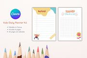 Kids daily planner kit, a Print Template by Avyukta Envision Digital (Thumbnail 1 of 4)
