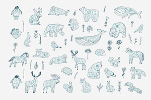 Scandi Folk Animals