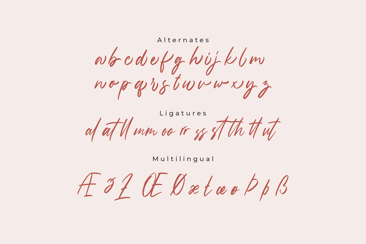 Sussane - Two Style Calligraphy Font
