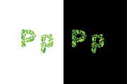 Eco letter set, a Decorative Illustration by airunreal (Thumbnail 23 of 33)