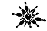 Dynamic bowling player silhouette, an Illustration by Amazin_art (Thumbnail 26 of 31)