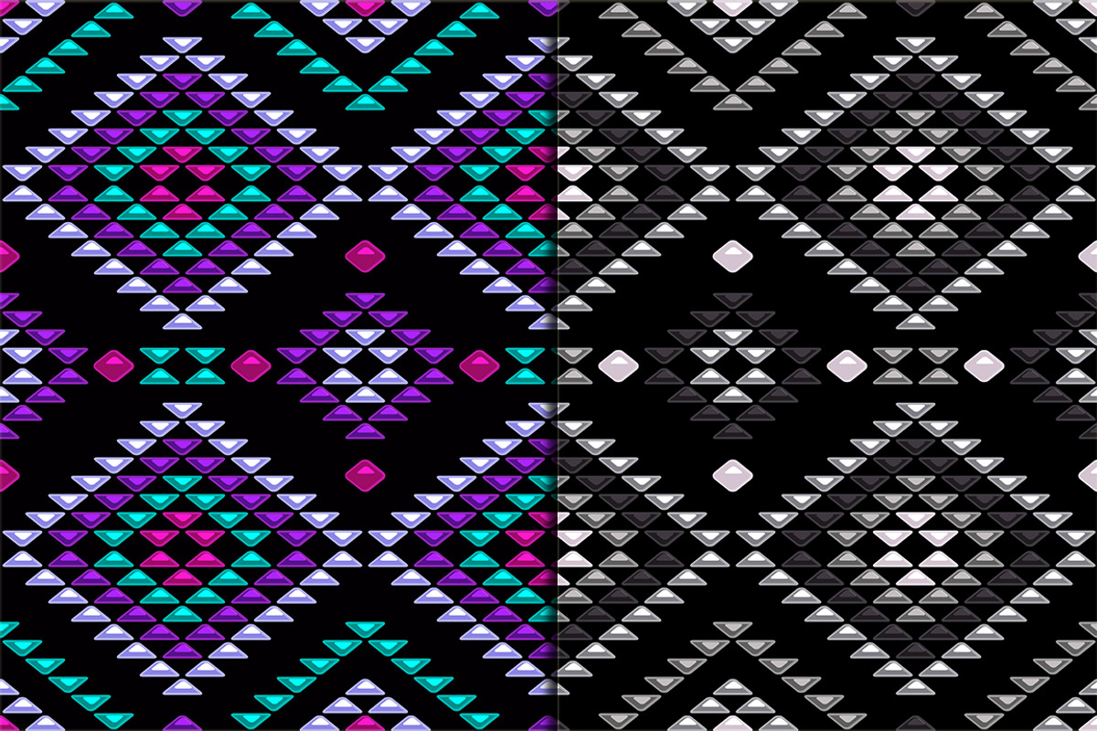 Seamless Ethnic Pattern, a Pattern Graphic by Wpadington (Photo 2 of 3)