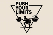 10 Workout Quotes SVG Bundle, a Sport Illustration by Artivon (Thumbnail 3 of 4)