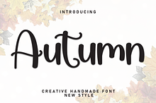 Autumn | Script Font