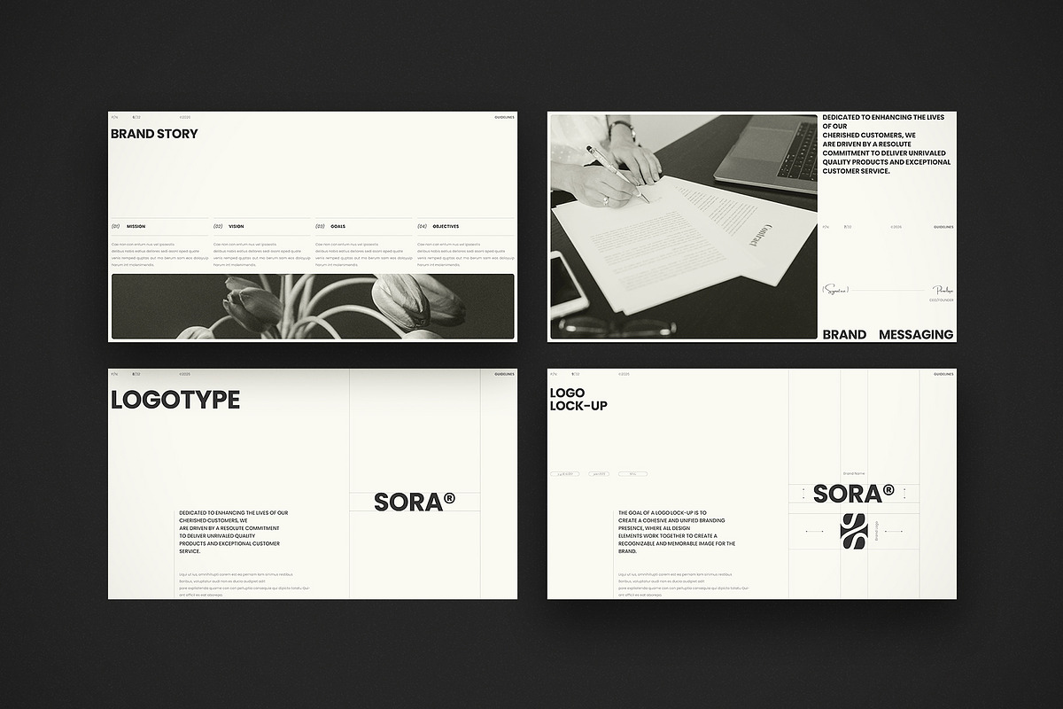 Brand Guidelines Presentation Design, a Presentation Template by Studio Monova (Photo 9 of 22)