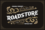 ROADSTORE - Vintage Font, a Font by Almarkhatype (Thumbnail 1 of 9)