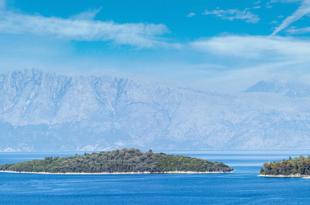 Lefkada coast summer panorama (Greece), a Nature Photo by YuriyB