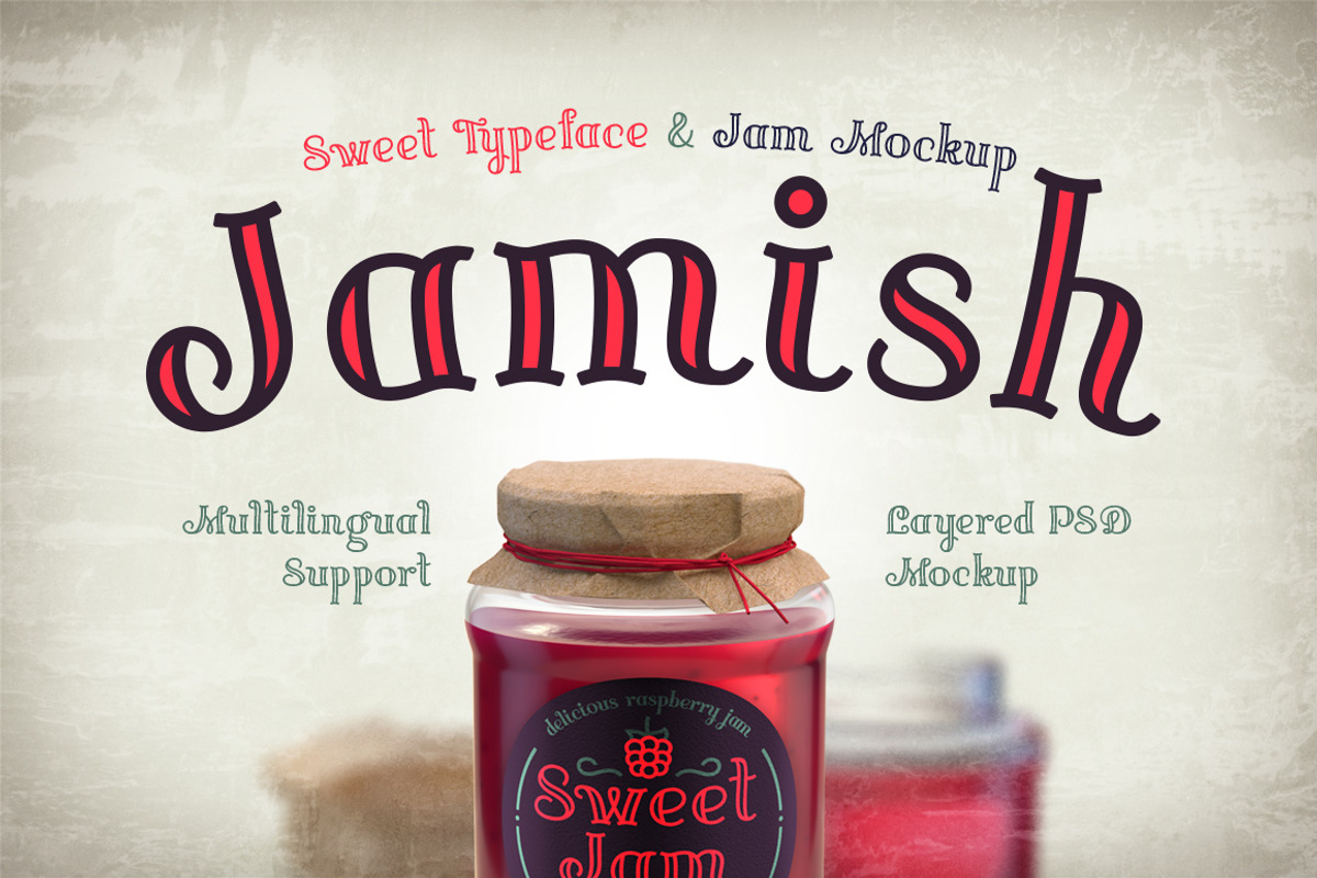 Jamish Font & Mockup