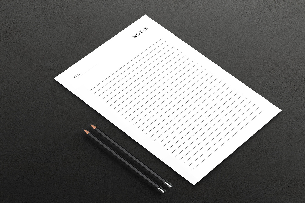 Digital Notebook Paper Pages, a Stationery Template by Design Zone (Photo 3 of 5)