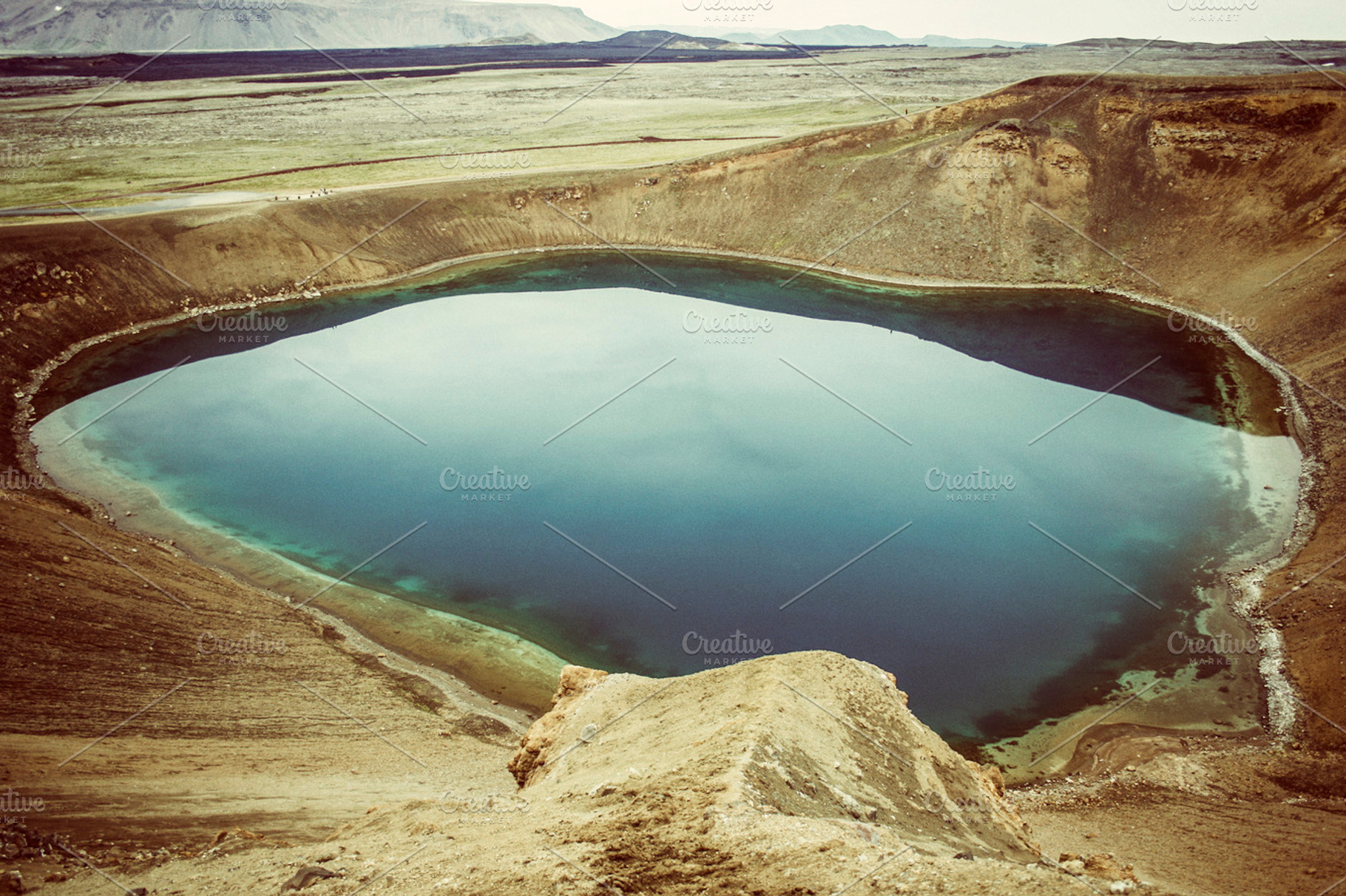 Deep Blue Crater Lake