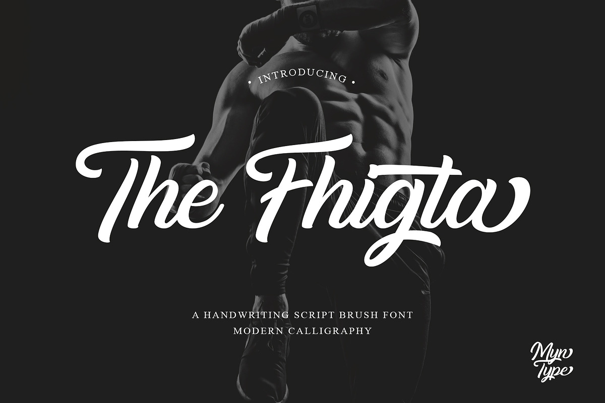 The Fhigta - Handwriting Script, a Handwritten Font by Myn Type (Photo 1 of 10)