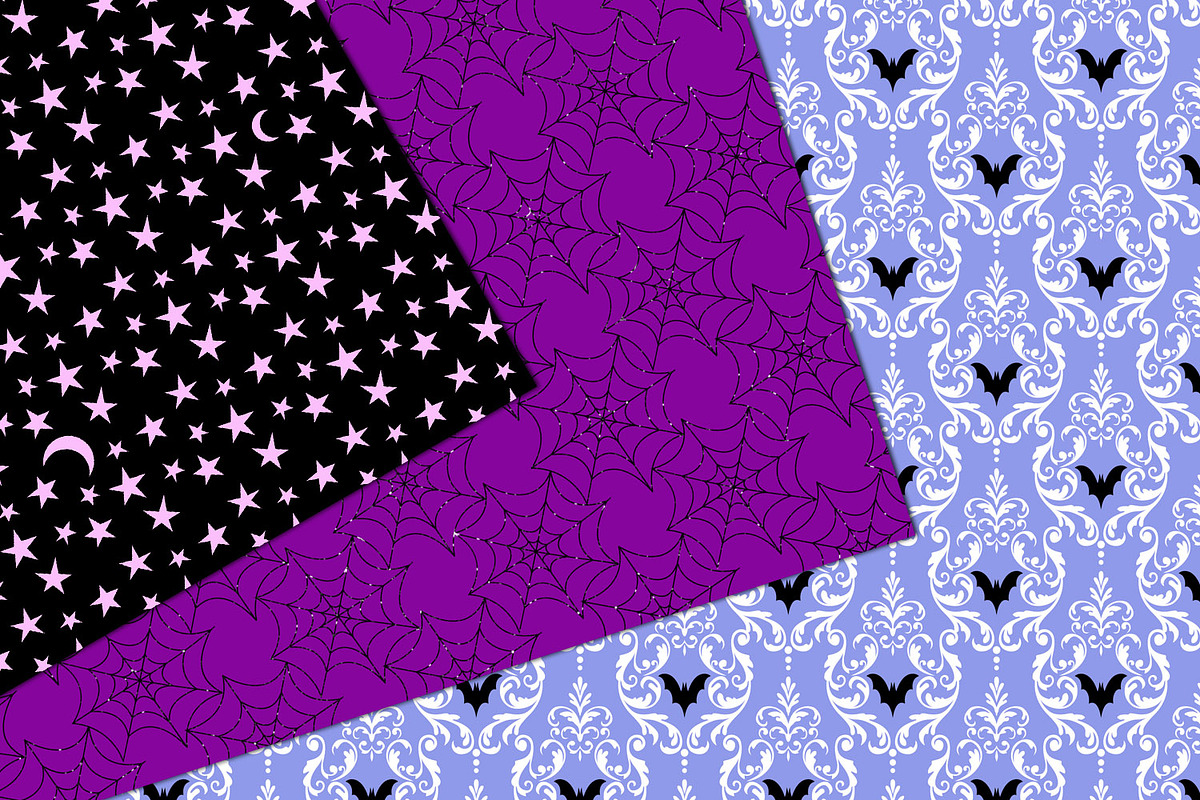 Vampire Girl Digital Paper preview 4