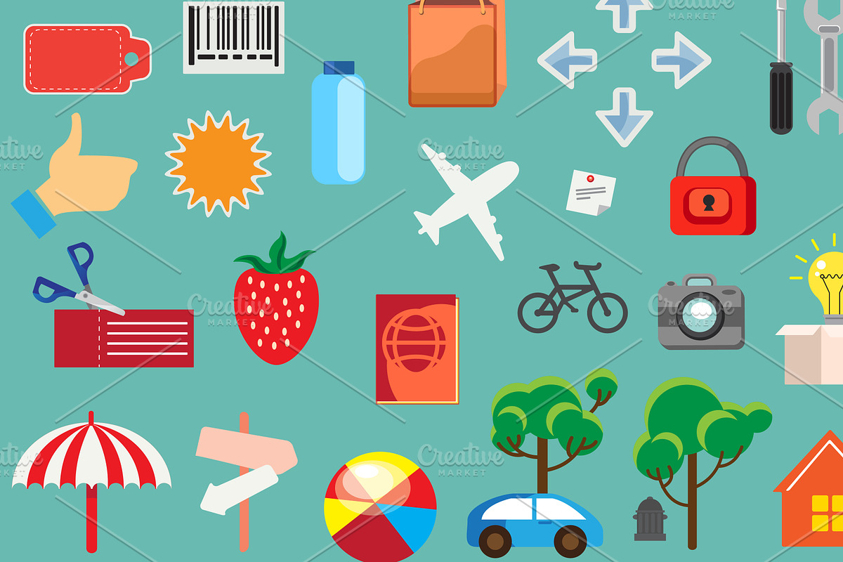 Universal vector icons preview 4