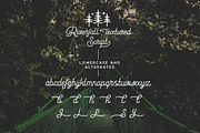 Riverfall Semi Rounded Textured Font, a Script Font by Kaligra.co (Thumbnail 9 of 12)