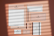 Stationary Mockup with Shadow, a Books & Magazine Mockup by Momogi (Thumbnail 5 of 7)