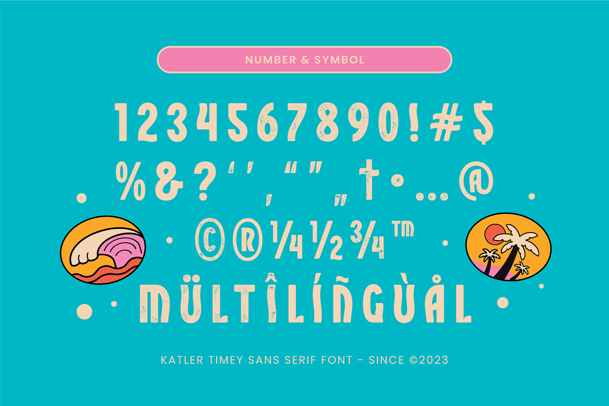 Katler Timey - Modern Retro, a Sans Serif Font by LoneArmy (Photo 10 of 10)