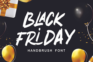 BLACK FRIDAY, a Script Font by Mozatype