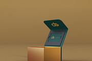 Luxury Jewellery Box Mock-Up, an Object Graphic by desgiant (Thumbnail 9 of 10)