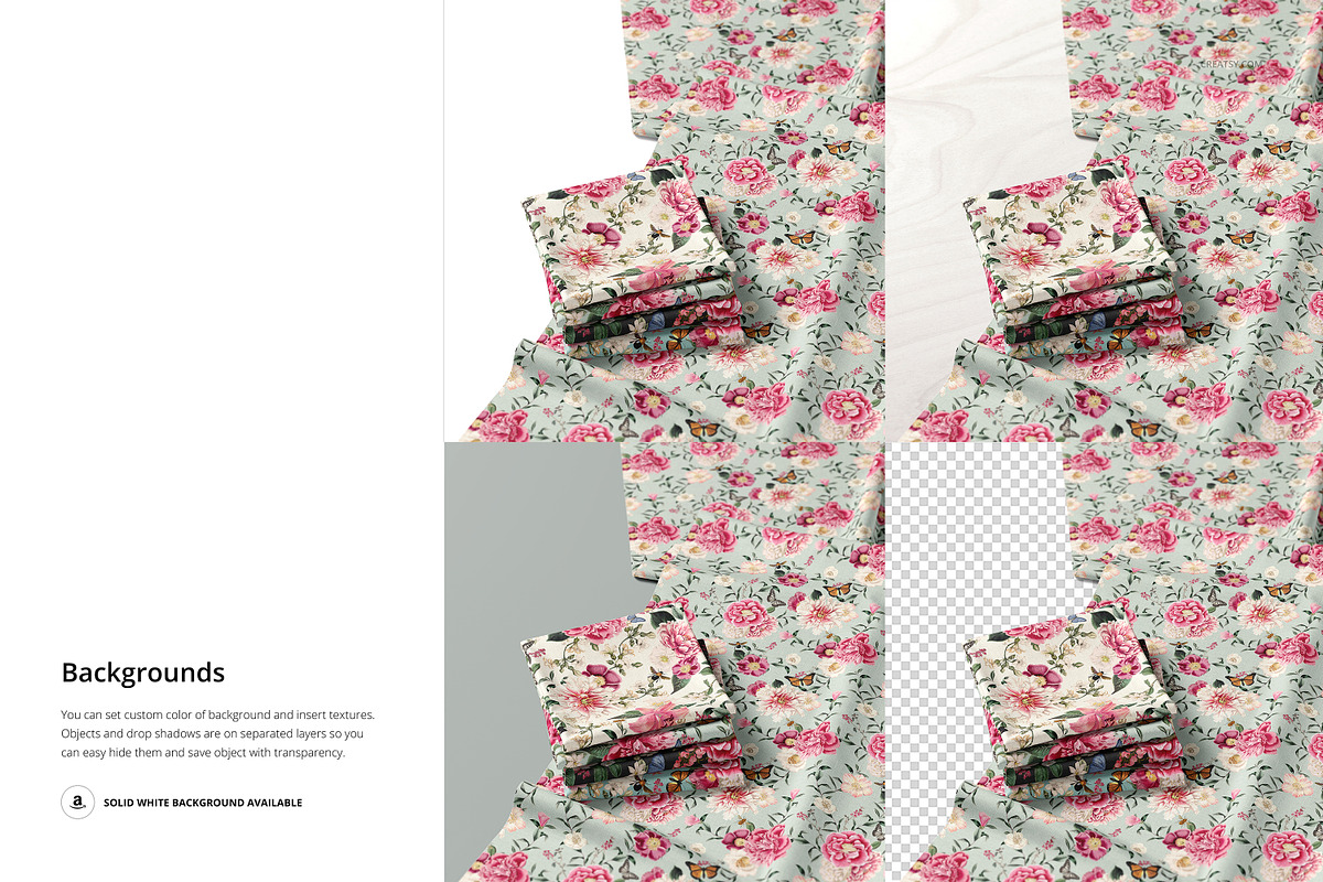 Folded Fabrics Mockup 28/FF v.6, a Product Mockup by creatsy5 (Photo 6 of 8)