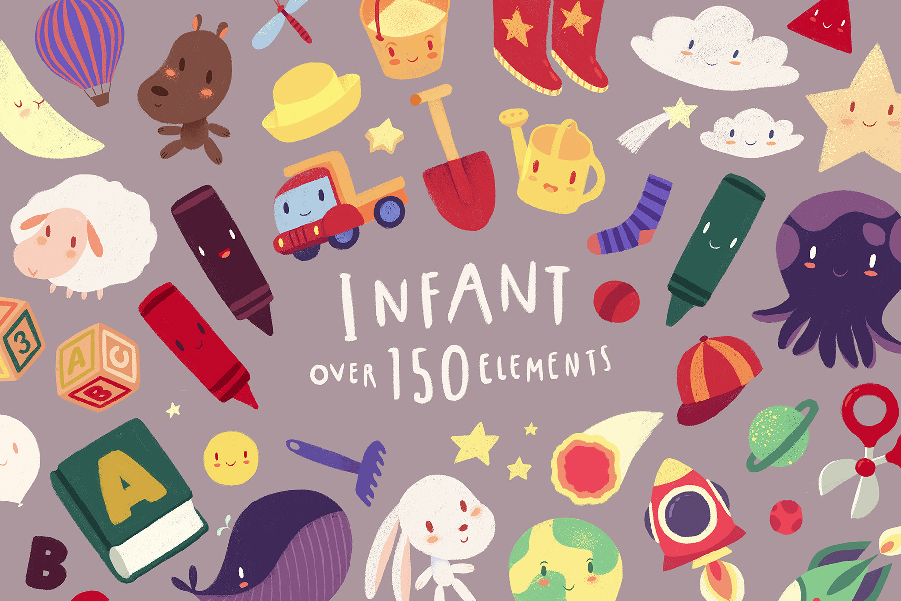 INFANT collection of elements, a Graphic by Darumo Shop