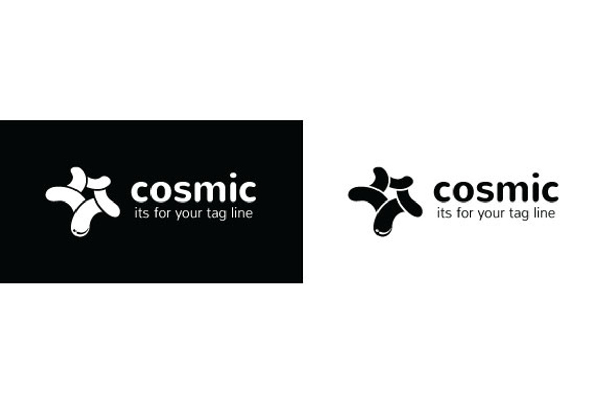 Cosmic Logo Template, a Branding & Logo Template by The Branding Fusion