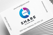 Share Chat Technology Logo, a Branding & Logo Template by Design_Planet (Thumbnail 4 of 4)