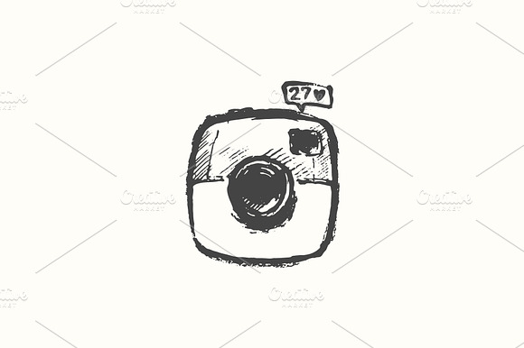 Vintage Photo Camera Icon
