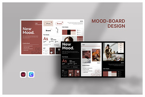 Branding Moodboard Template Design, a Presentation Template by Spark_Creative