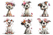 Whimsical Spring Dogs Clipart, an Illustration by Daily.Designs (Thumbnail 6 of 7)