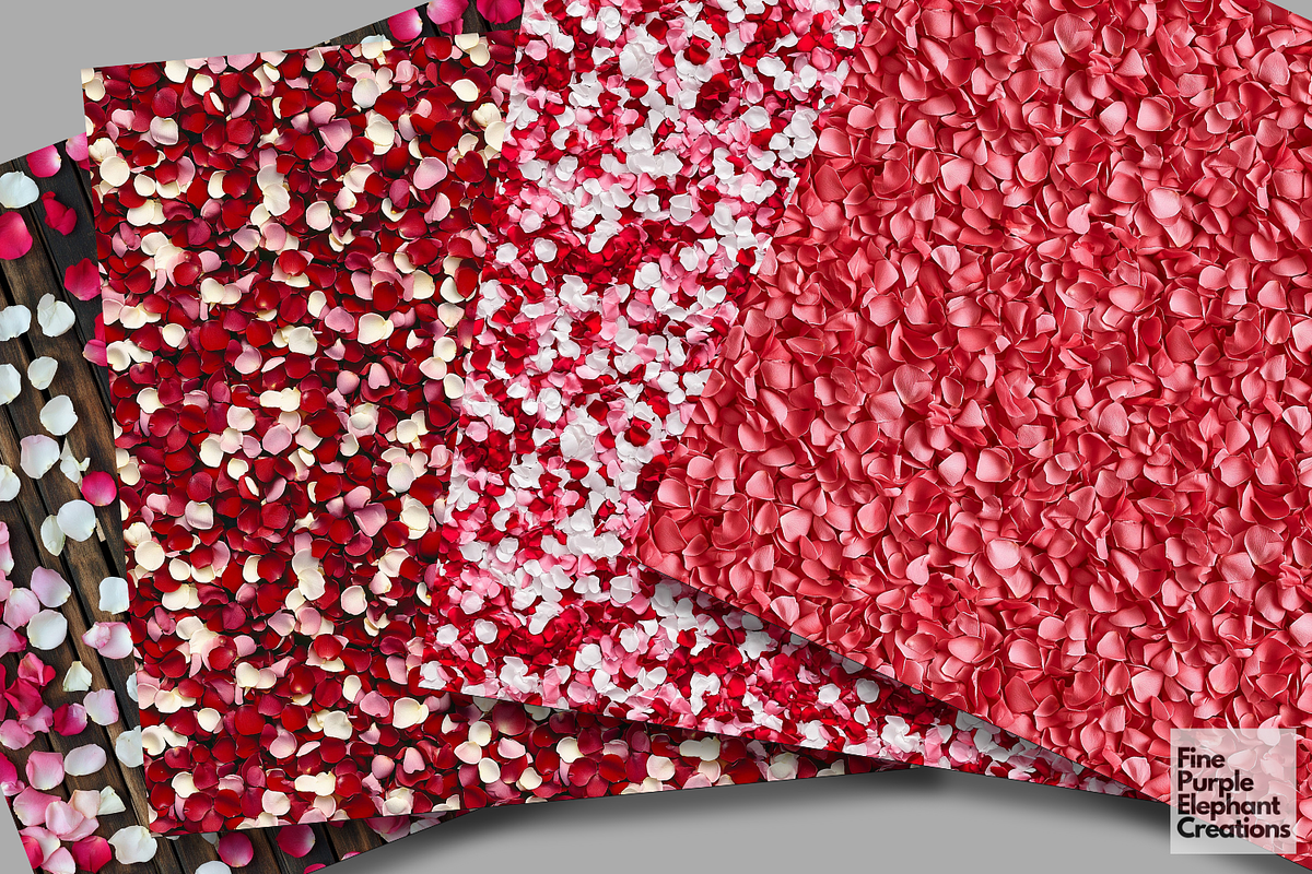 Rose Petal Texture HD Digital Paper, a Pattern Graphic by Fine Purple Elephant (Photo 3 of 5)