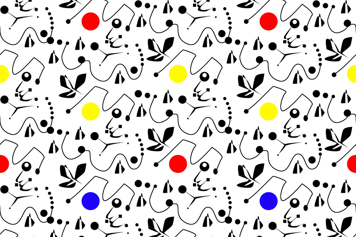 Futuristic Modern Abstract Line Art, a Pattern Graphic by Sharon Schwalbe