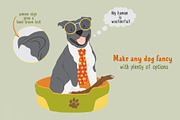 Dog breeds vector clipart, an Object Graphic by Trinibis (Thumbnail 6 of 11)