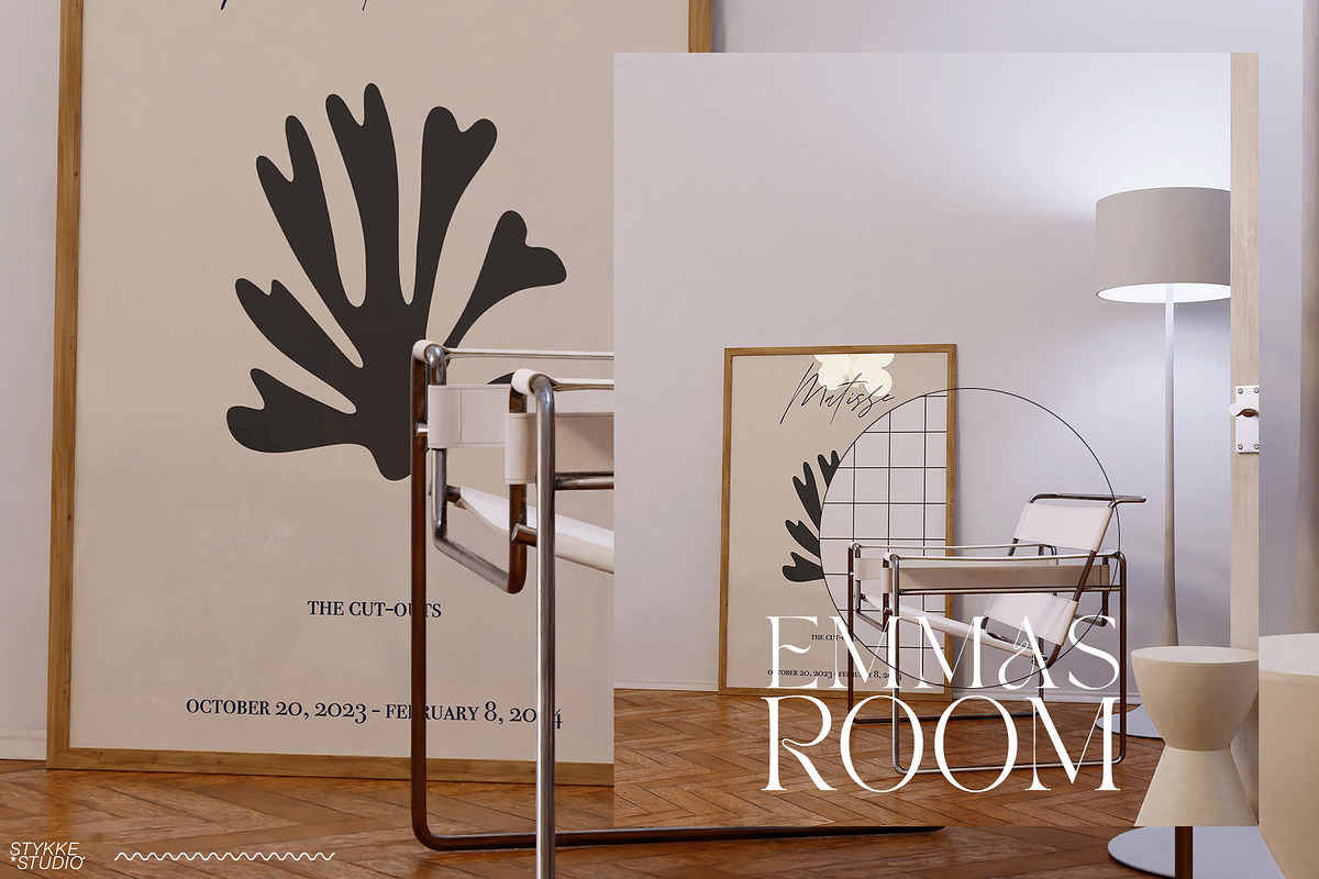 EMMAS ROOM Interior & Frame Mockup, a Household Mockup by Stykke Studio (Photo 15 of 19)