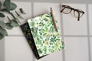 Watercolor leaves' seamless patterns, a Texture Illustration by alenaganzhela (Thumbnail 2 of 6)